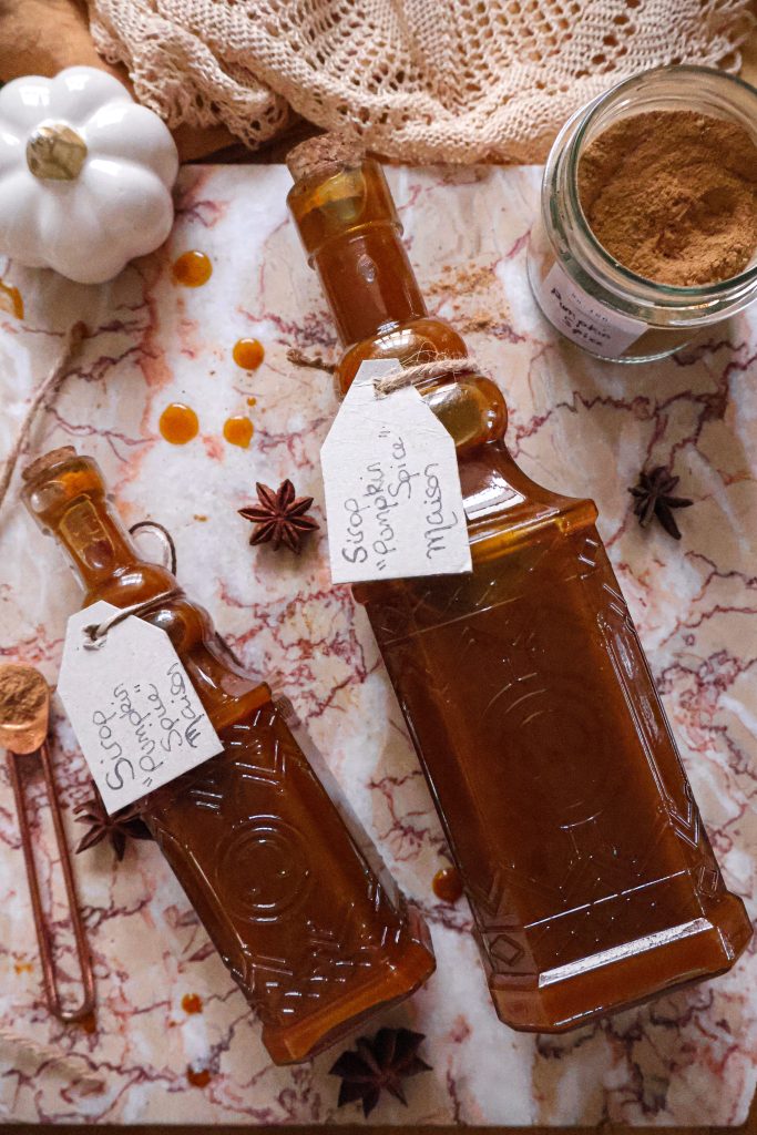 Sirop Pumpkin Spice Maison