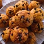 Mini Muffins Vegan Citrouille et Pépites de Chocolat